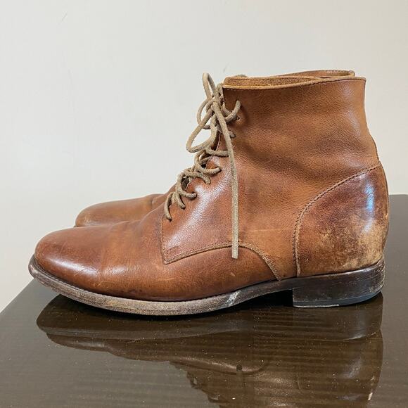 Buttero Italy Leather Lace Up Ankle Boots Men\'s 41 US 8 main image 8